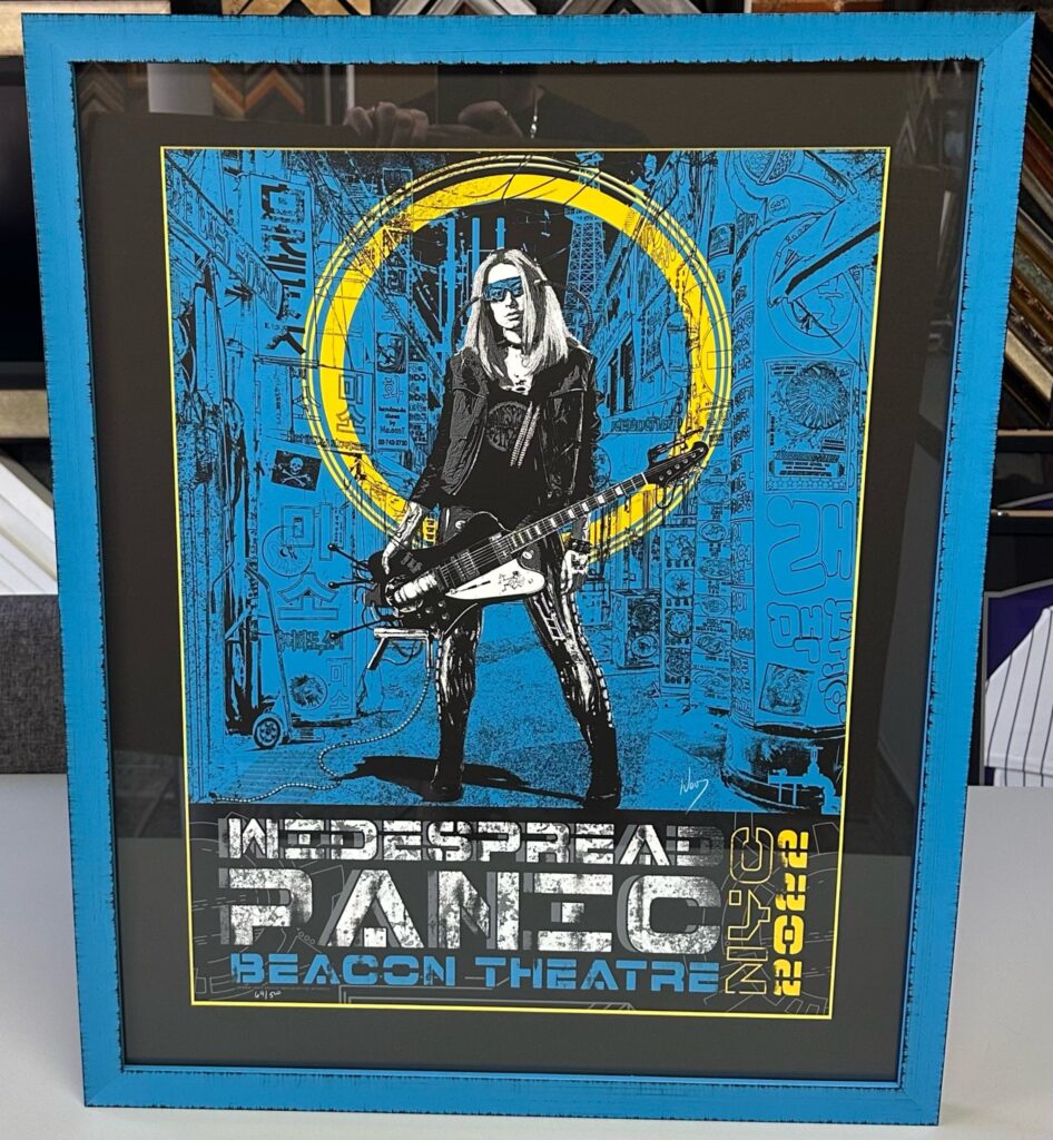 Custom Framed Widespread Panic Concert Poster