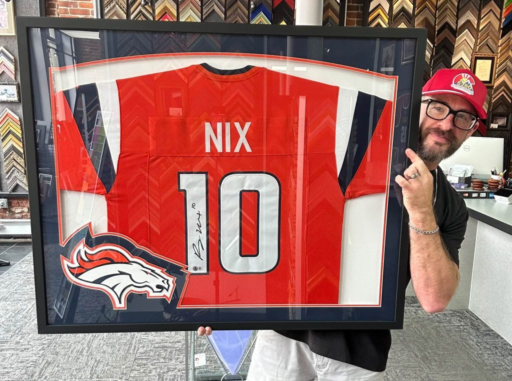 Denver's Sports Jersey Framing Experts | Go Broncos!