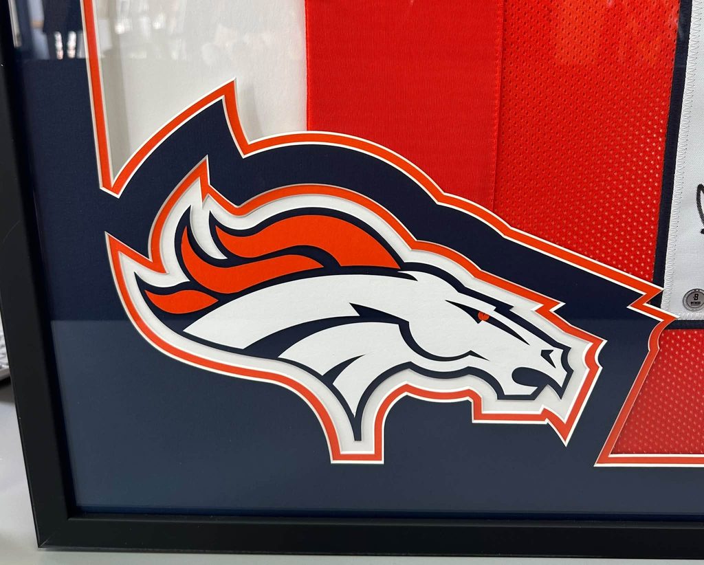 Denver's Sports Jersey Framing Experts | Go Broncos!