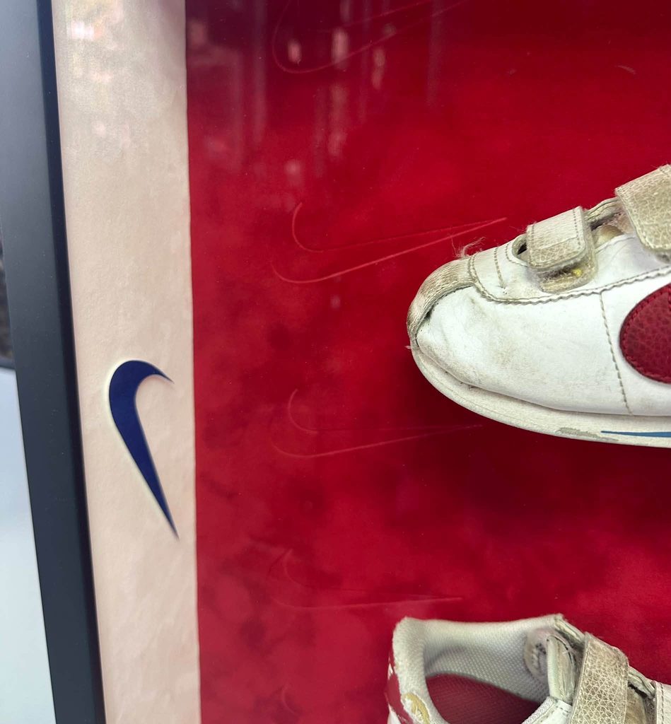 Custom Framed Children's Nike Cortez Shoe Shadowbox 
