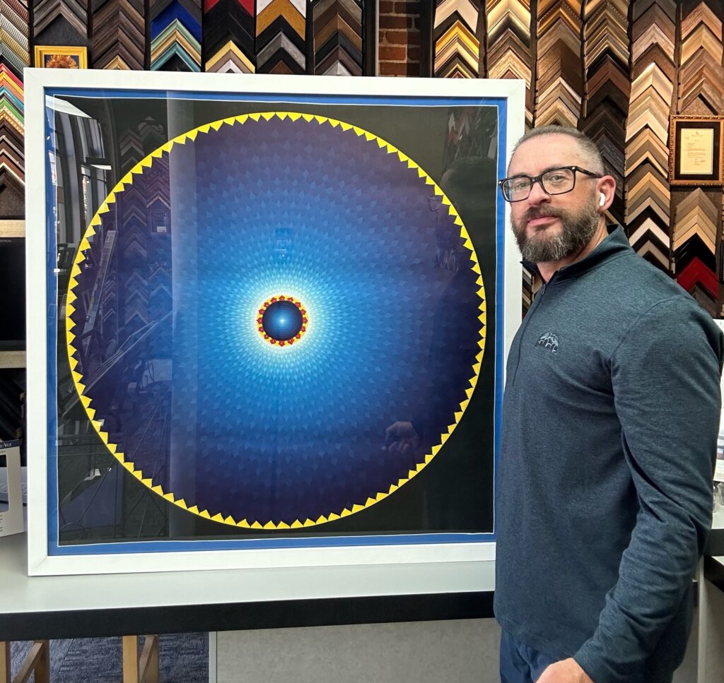 Custom Framed Mandala