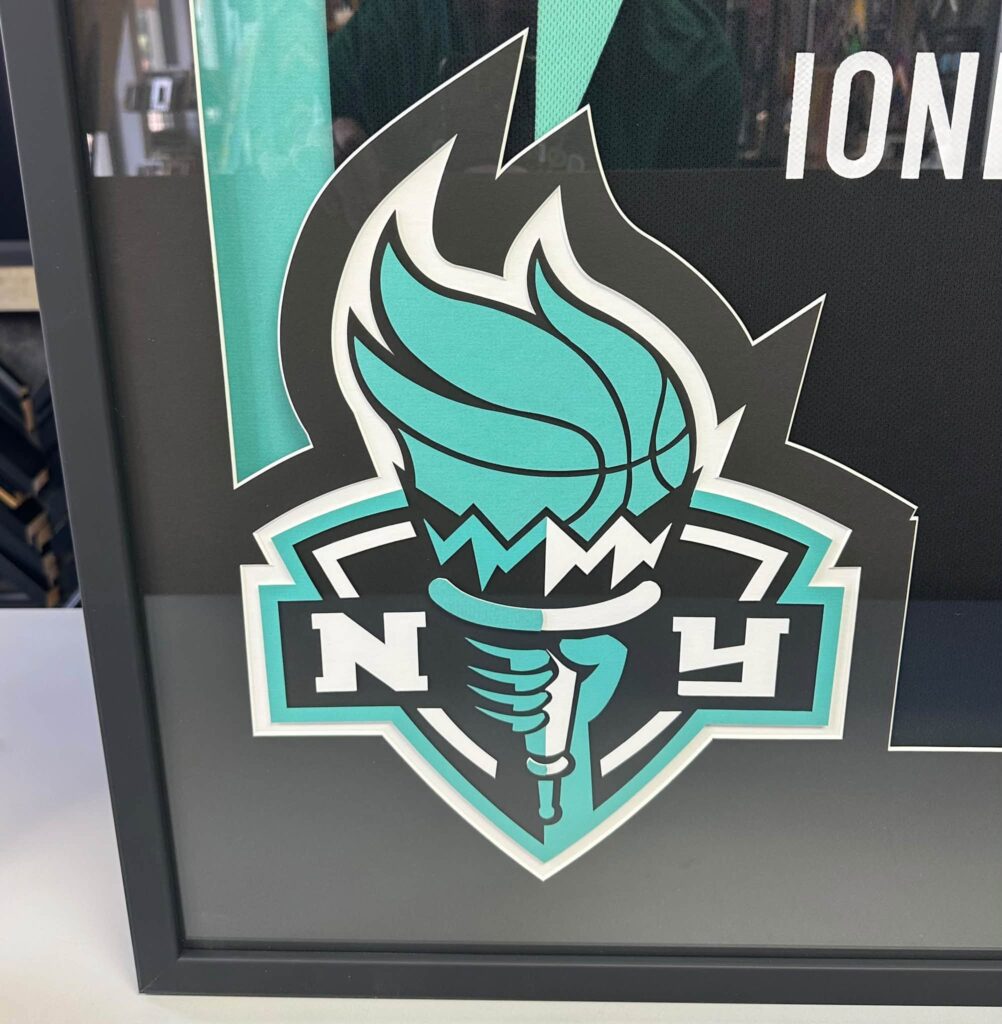 Custom Framed Sabrina Ionescu New York Liberty Jersey