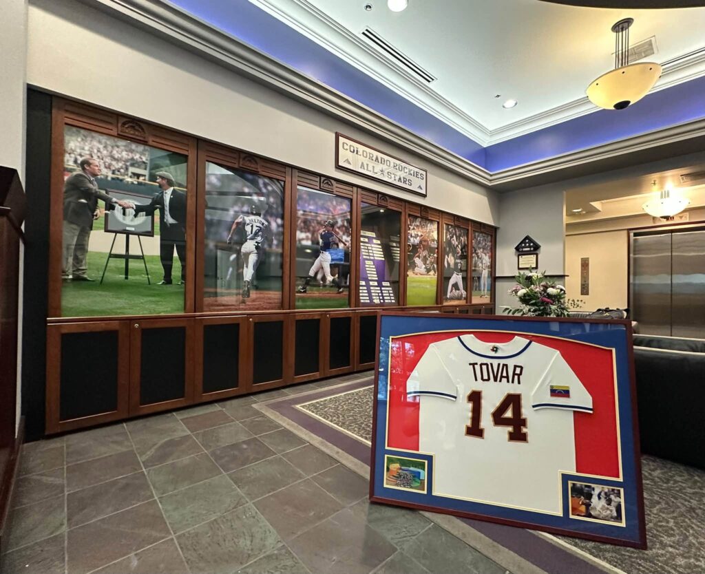 Custom Framed Ezequiel Tovar Venezuela Jersey
