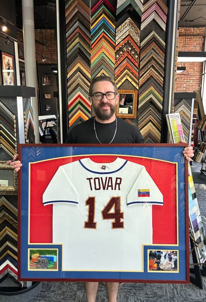 Custom Framed Ezequiel Tovar Venezuela Jersey