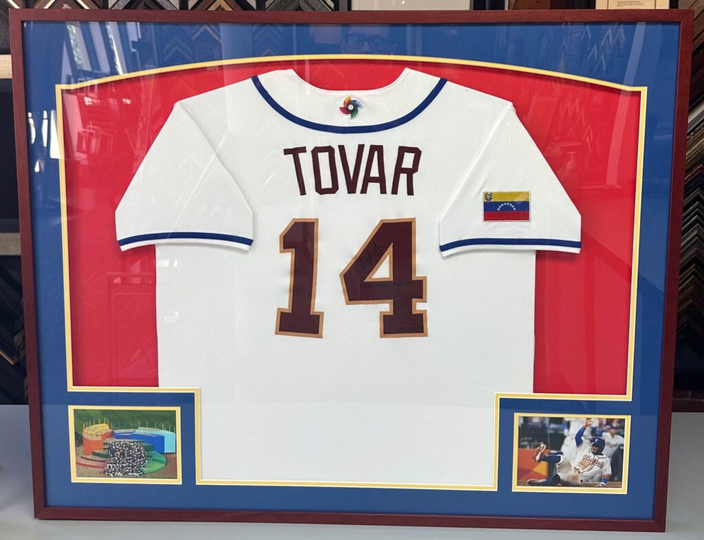 Custom Framed Ezequiel Tovar Venezuela Jersey