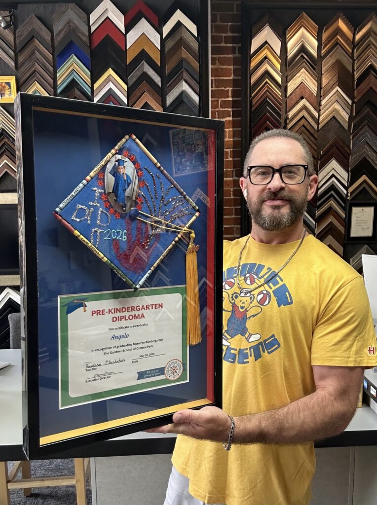 Custom Framed Kid’s Graduation Shadowbox