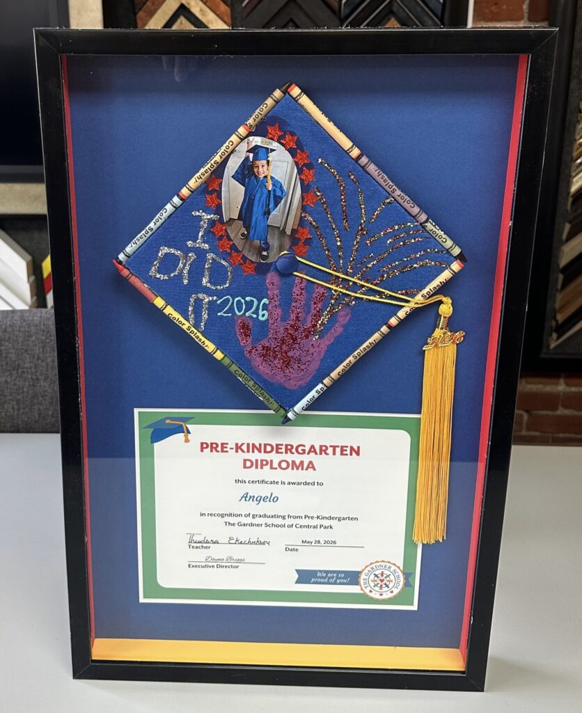 Custom Framed Kid’s Graduation Shadowbox