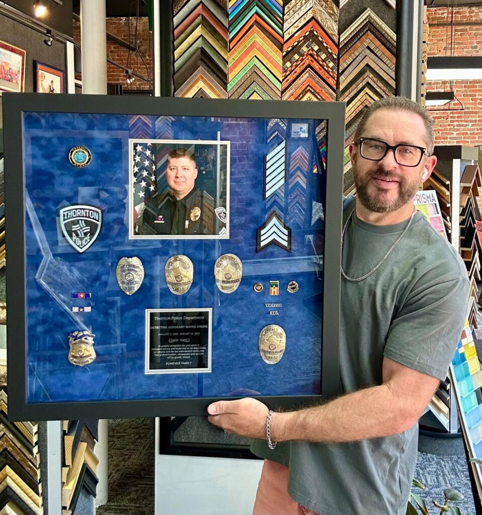 Police Retirement Shadowbox