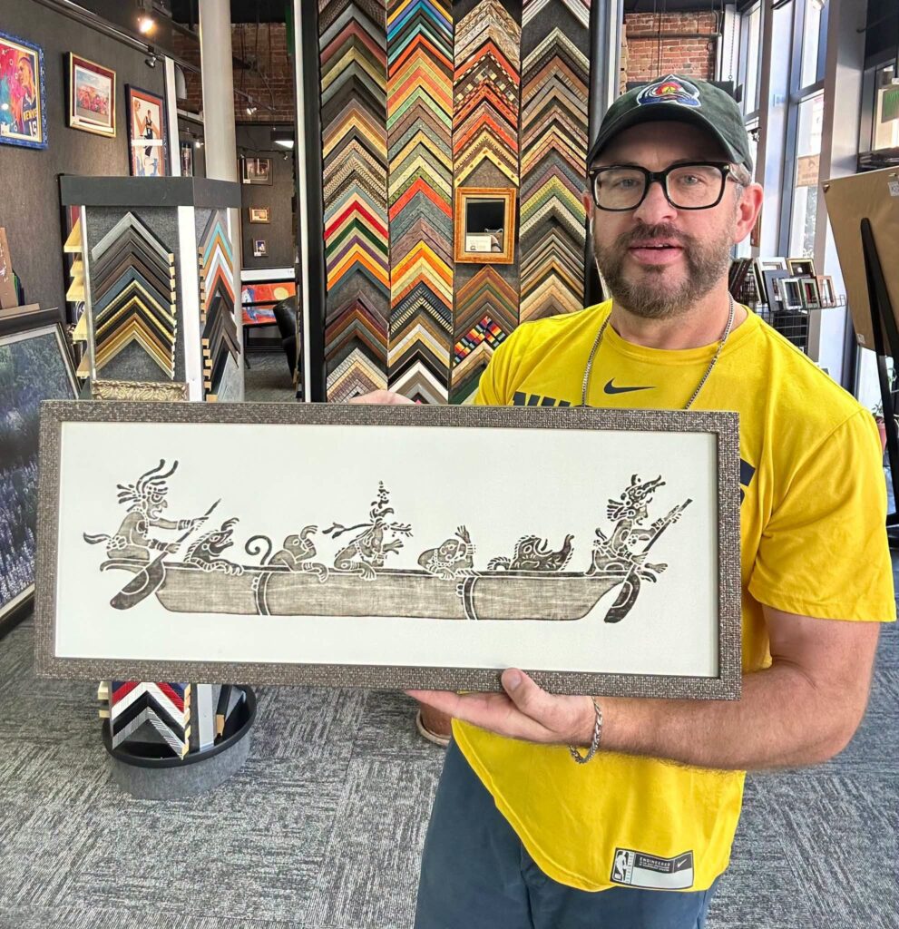 Custom Framed Textiles