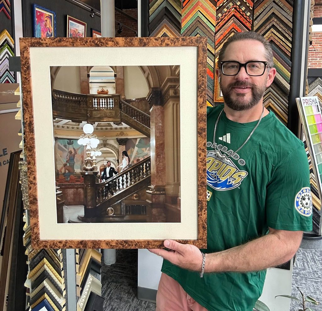 Custom Framed Engagement & Wedding Photography