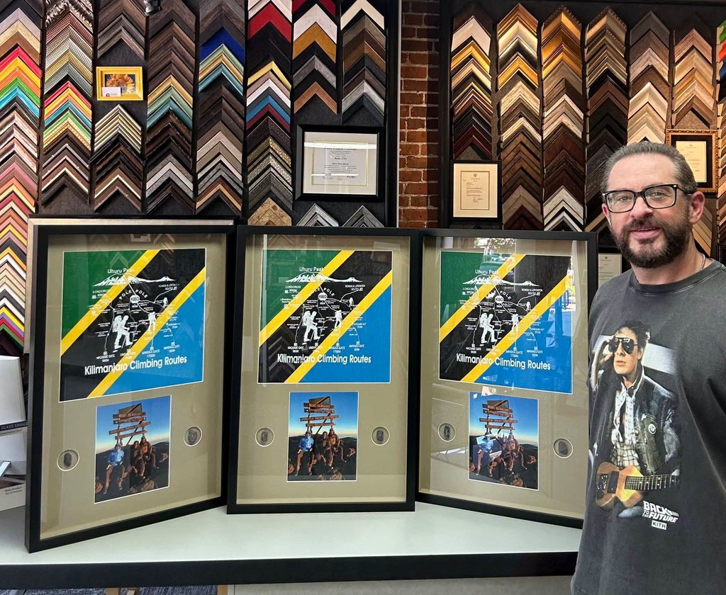 Custom Framed Kilimanjaro Shadowboxes
