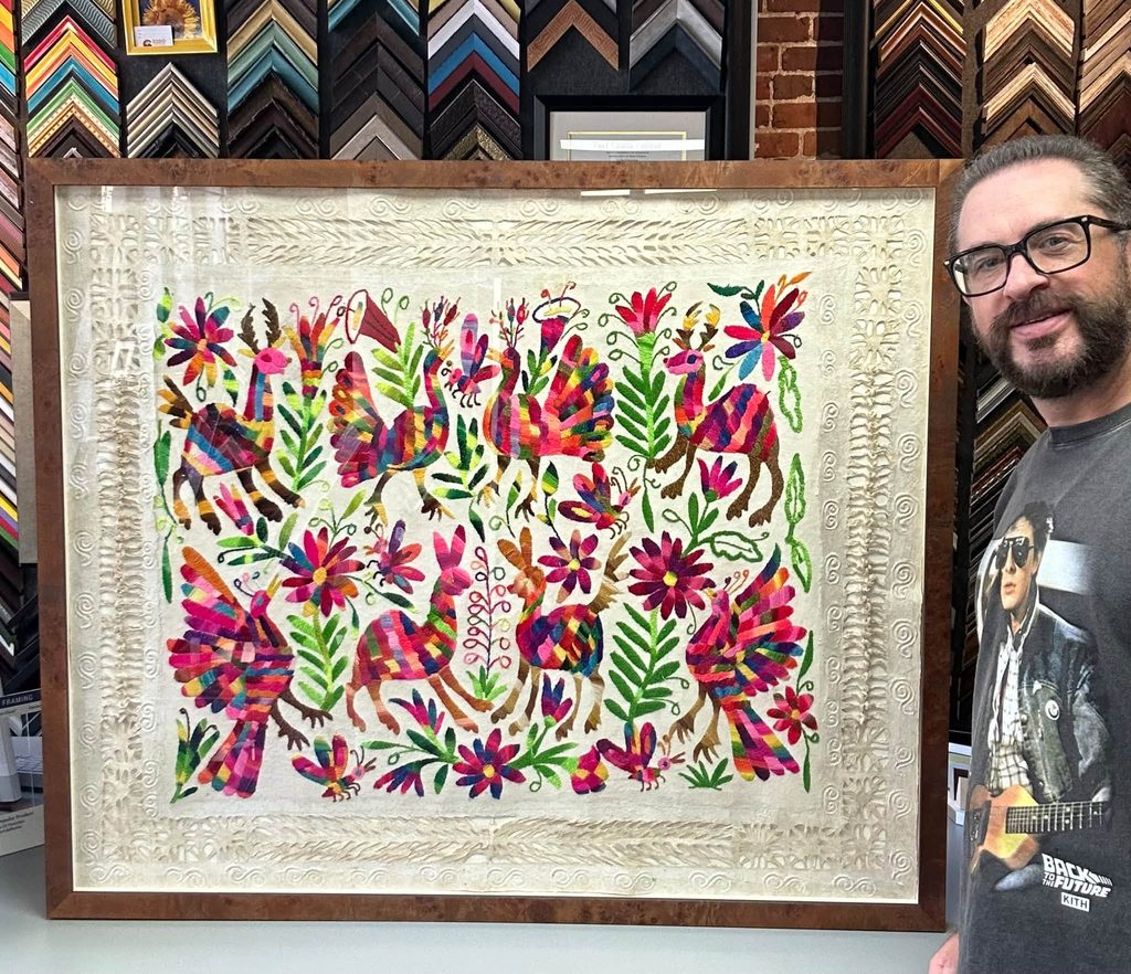 Custom Framed Mexican Otomi (Tenango)