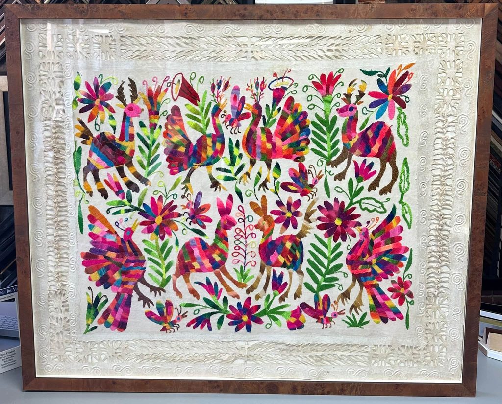 Custom Framed Mexican Otomi (Tenango)