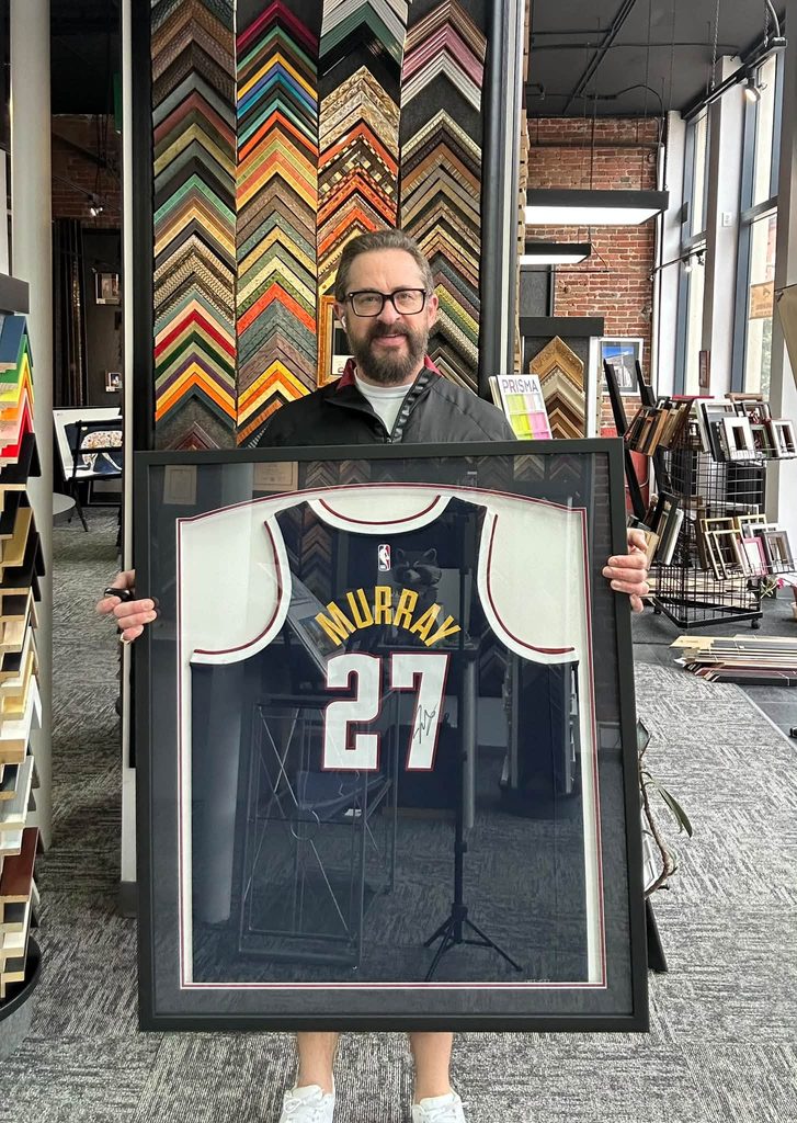Custom Framed Jamal Murray Nuggets Jersey