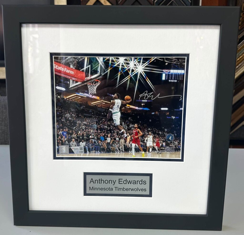 Custom Framed Minnesota Timberwolves Signed Photos