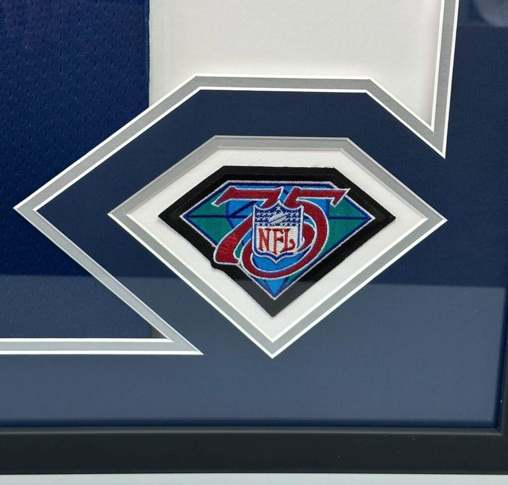 Custom Framed Troy Aikman Cowboys Jersey 