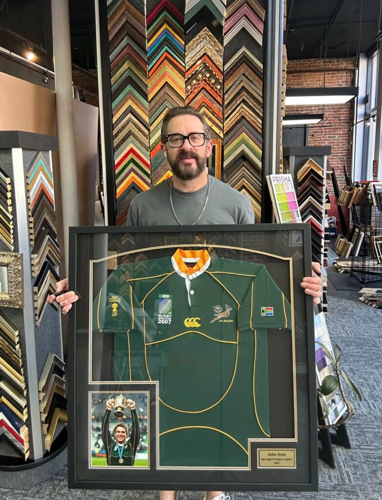 Custom Framed John Smit Springboks Jersey