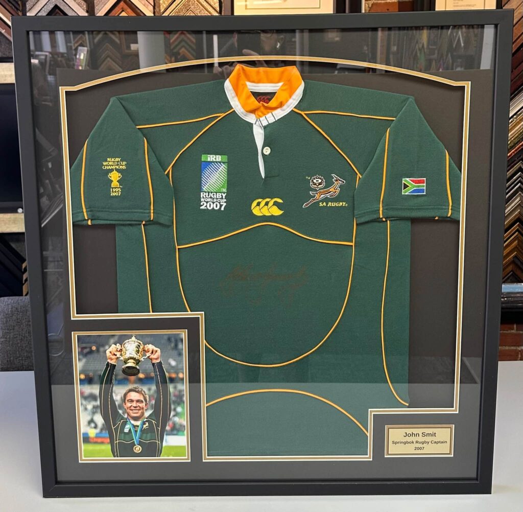 Custom Framed John Smit Springboks Jersey