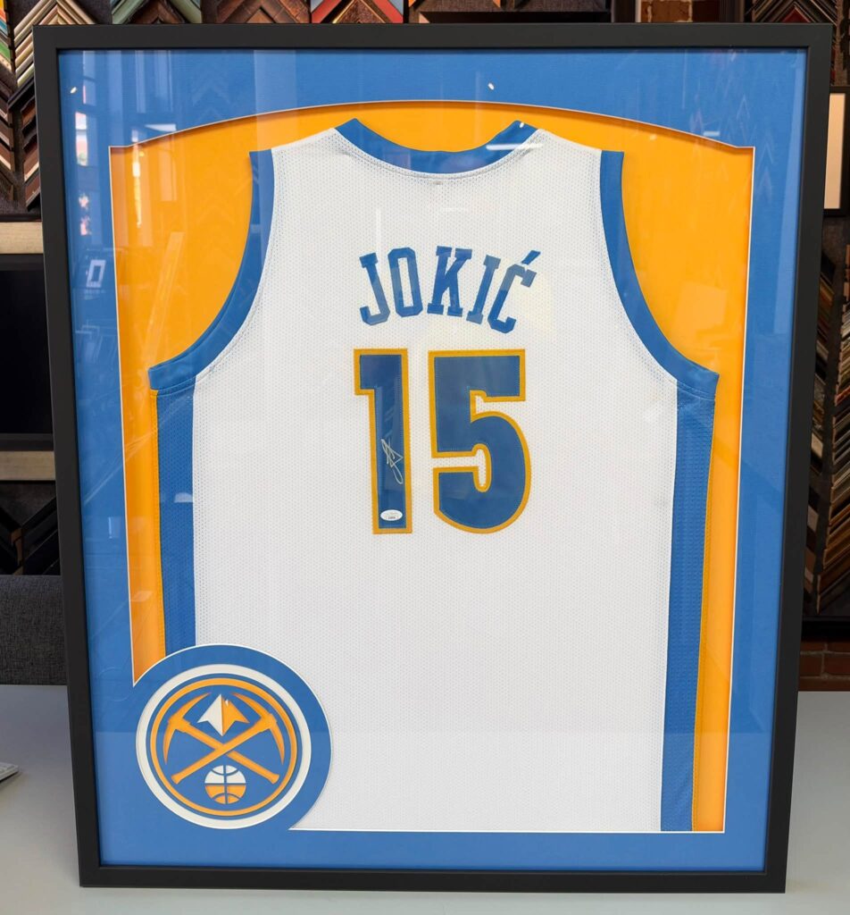 Custom Sports Jersey Framing Denver 